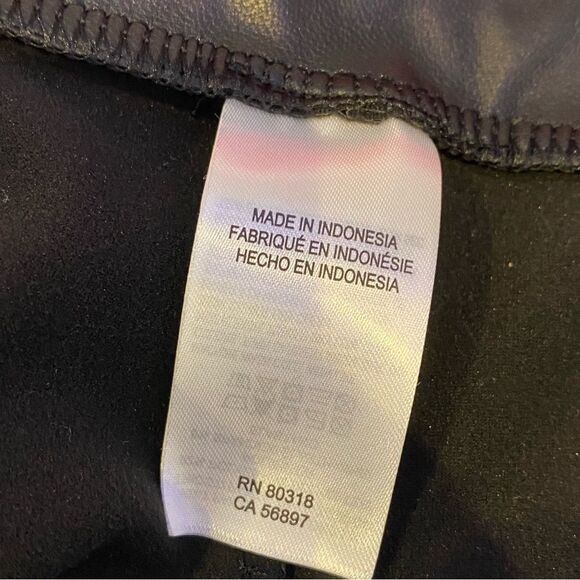 Lucky Brand Vegan Leather Leggings XL NWT Y2K - Picture 4 of 8